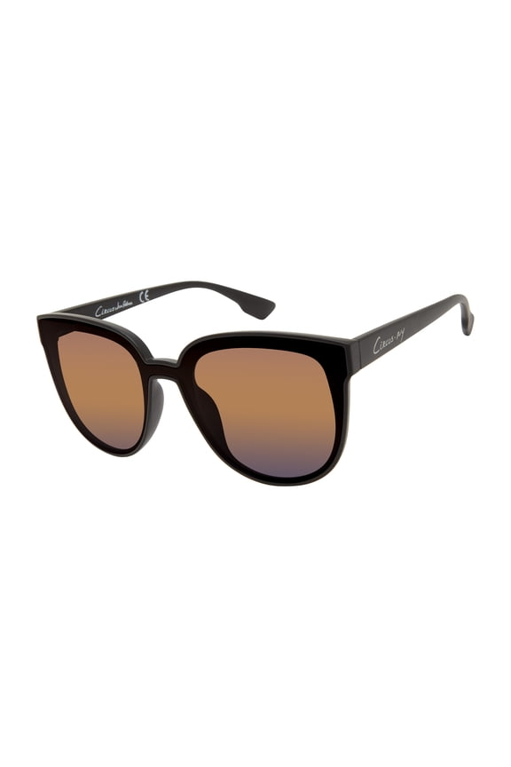 Women's CC505 Stylish UV400 Protective Rectangular Fashion Sunglasses, 60mm