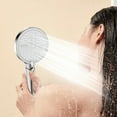 thumbnail image 4 of High Pressure Handheld Showerhead, 5 Spray Modes, ABS Material, Powerful Water Pressure, Easy to Install, for Elderly Children, Bathroom Use, 4 of 6