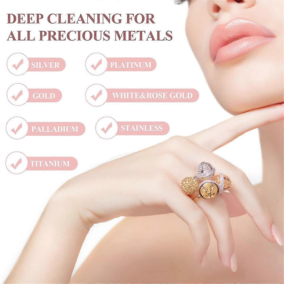 Jewelry Cleaning Cloth, Professional Polishing Cloth Individually Wrapped, Pink Silver Polishing Clo