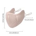 thumbnail image 3 of Fgnfyis Women Solid Color Lightweight Breathable Sun Protection Bandana Neck Wraps Summer Outdoor Cycling Hiking Travel Pink, 3 of 4