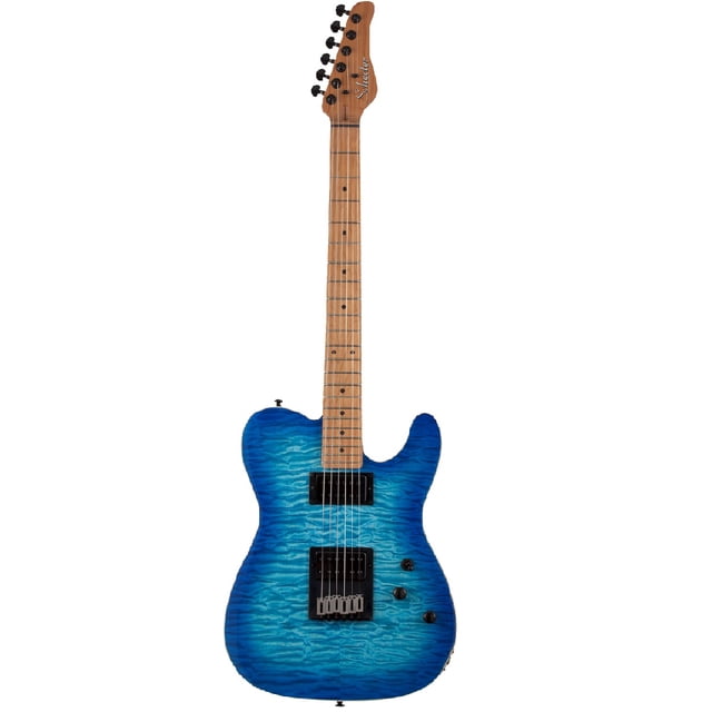 Guitarra Eléctrica Schecter Pro Maple Trans Blue Burst