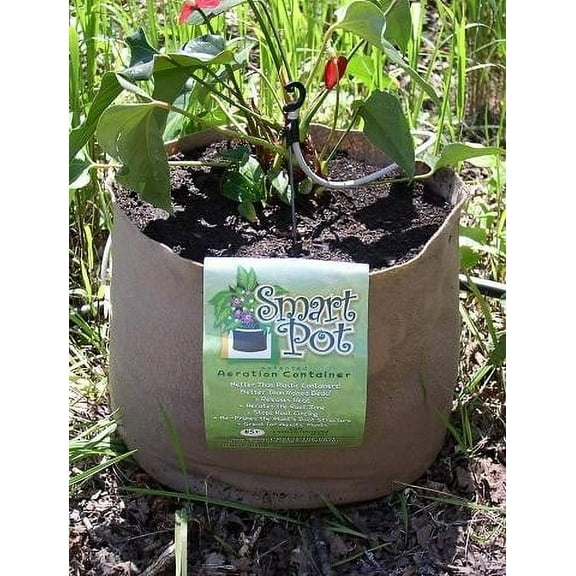 Smart Pots Fabric Containers Tan 10 Gal 4pk