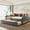 Gray + Fleece + Full, variant on [Luckynote]Teddy Fleece Twin Size Upholstered Daybed with Light and Trundle, Pink
