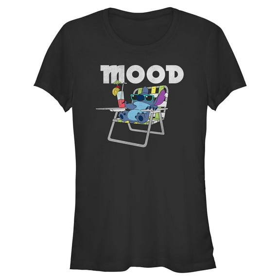 Juniors Lilo & Stitch Mood Relaxing Stitch T Shirt