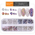 thumbnail image 4 of HAOAN 1440 Pieces Nail Crystals Flat Back Gems Round Crystal Rhinestones 6 Sizes (1.5-3.8 mm) for Crafts Nail Face Art Clothes Shoes Bags DIY, 4 of 7