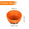 thumbnail image 2 of Uxcell 2pcs Magnetic Nut Cup Set 6" Cup Diameter Magnetic Parts Tray Holder, Orange, 2 of 6
