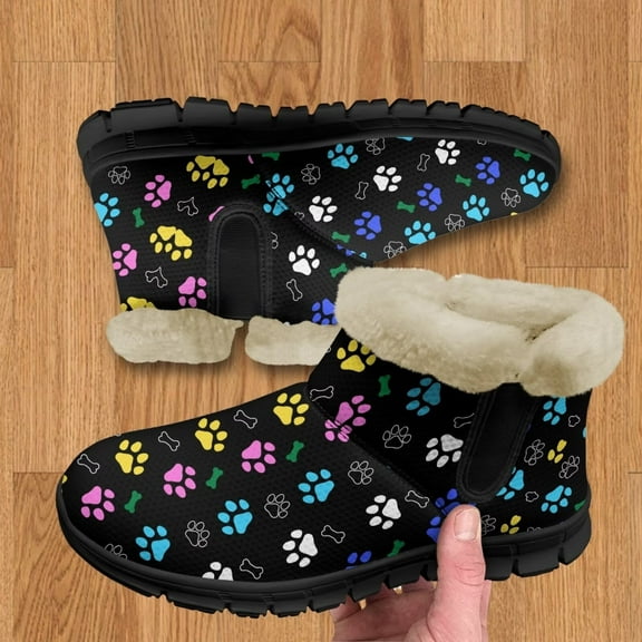 Whosucclay Snow Boots Women Slip On Boots Waterproof Insulated No Slip Comfortable and Breathable Boots