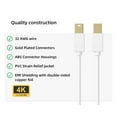 thumbnail image 3 of Cable Leader 6ft Mini DisplayPort to Mini DisplayPort Cable, 4K@60Hz, DP1.2, Mini DP Monitor Cable, 3 of 6