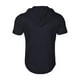 thumbnail image 4 of pstuiky Camisas de manga corta para hombre, Camiseta de manga corta con solapa desgastada para hombre, estilo europeo y americano, color liso camisetas de hombre m, 4 of 4