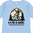 thumbnail image 4 of Inktastic Colorado Mountain Biking Boys or Girls Long Sleeve Toddler T-Shirt, 4 of 5