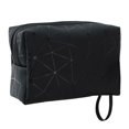 thumbnail image 1 of Bolsa de maquillaje de estilo Simple, bolsa de maquillaje con timbre de PU, bolsa de artículos de tocador de mano, bolsa de almacenamiento portátil para Fitness, 1 of 5