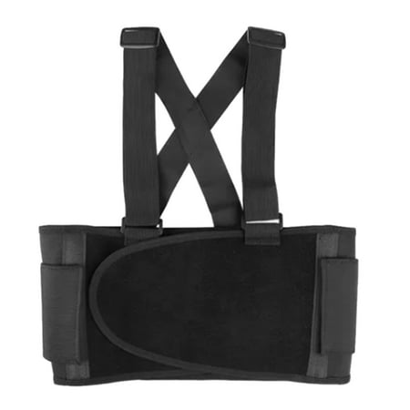 Backstrap Support Belt Sports Waist Protection Strap Physical Training  Backstrap Belt Black 