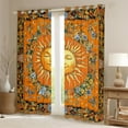thumbnail image 2 of Erosebridal Sun Moon Window Curtains Boho Exotic 30%-50% Blackout Curtains Bohemian Darkening Drapes Galaxy Teens Window Treatments Bedroom Decor (2 Panels, 42 x 84 Inch), 2 of 5