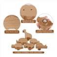 thumbnail image 5 of Perillas de Madera para Gabinete de Animales, Perillas Decorativas para Tocador con Tornillos, Tiradores de Tocador, Perillas de Madera de Animales del Bosque Marino, 12 Piezas, 5 of 5