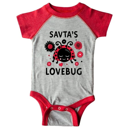 

Inktastic Valentine s Day Savta s Lovebug Gift Baby Boy or Baby Girl Bodysuit