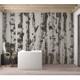 thumbnail image 5 of Landscape Wallpaper Wall Mural - Group of Birches, 5 of 5