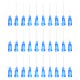 thumbnail image 1 of 100Pcs 22G Dispensing Needles With Luer Lock, 1" PTFE Glue Needle Tube Flexible Needle Blue, 1 of 6