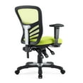 thumbnail image 4 of Modway Articulate Chaise de Bureau en Maille, Réglable de 19,5 à 24 Pouces, Vert, 4 of 11