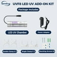 thumbnail image 3 of iSpring UVF8 LED UV Water Filter, Add-on Kit for Under Sink Water Filtration Systems, Mercury-Free, Stainless steel, 3 of 7