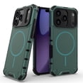 thumbnail image 1 of Case For IPhone 17 Pro [Compatible con la Funda Del Teléfono de Color Sólido con Protección Anticaída de Airbag de Grado Militar MagSafe], Verde, For IPhone 17 Pro, 1 of 7