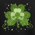 thumbnail image 3 of CafePress - Swirly Shamrock Pajamas - Women's Short Sleeve Print T-Shirt and Pants Dark Cotton Pajama Set, 3 of 7