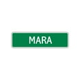 thumbnail image 1 of Mara Girls Children Indoor Outdoor Unique Wall Novelty Name Letter Printed Plaque Decoration Label Aluminum Metal Sign 4"x18", 1 of 1
