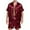 Wine red, variant on Men Satin Silk Pajamas Sets Short Sleeve Sleepwear Button-Down PJs Sets Two-Pieces Loungewear with Pockets
