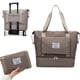 thumbnail image 1 of Bolsa de gimnasio grande con compartimento para zapatos - Bolsa deportiva de 40L para hombres y mujeres, bolsa de viaje resistente al agua con bolsillo húmedo/seco, diseño plegable, 1 of 6