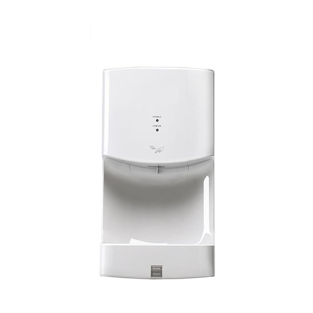 Automatic Hands Dryer, High Speed Bathroom Dryer, Wall Mounted White ABS Plastic Cover Hand Drying Machine For Washroom