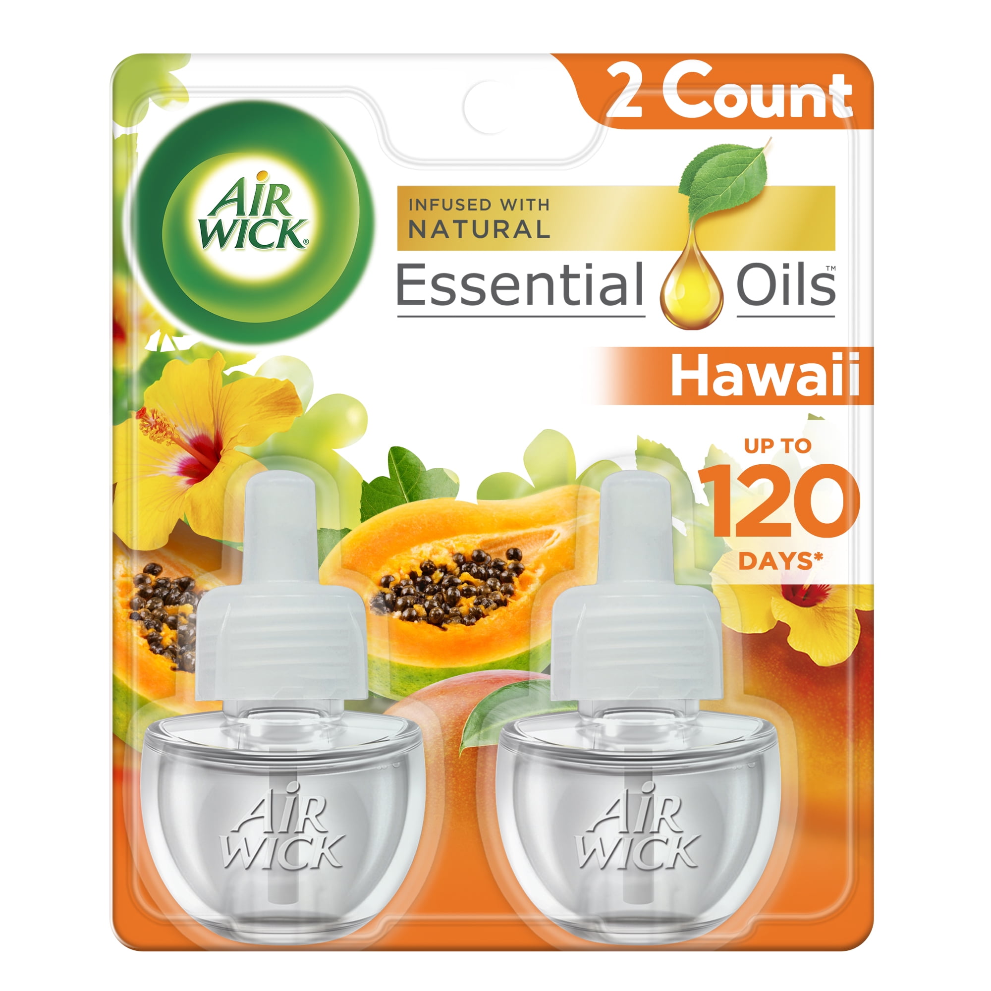 Air Wick Plug in Scented Oil Starter Kit, 2ct, Hawaii, Air Freshener