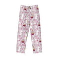 thumbnail image 6 of Uemuo Easter Rabbit Pattern Men's Wide Leg Palazzo Lounge Pants with Pockets Light Weight Loose Comfy Casual Pajama Pants-, 6 of 9