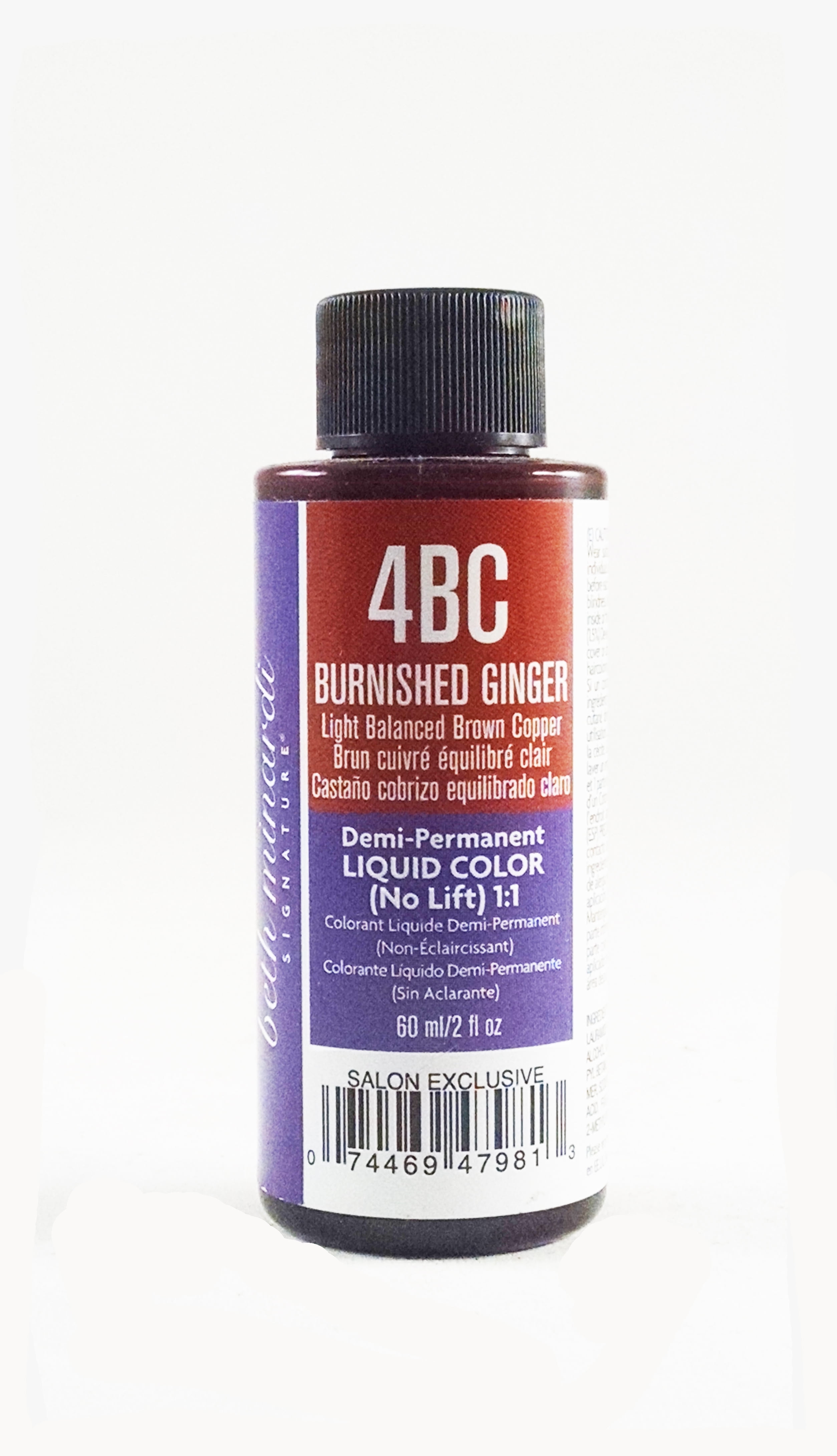 DemiPerm Liquid 4BC Burnished Ginger Minardi Color 2.00oz