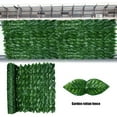 thumbnail image 4 of rollo de seto artificial con hojas verdes para decoración de pared, ideal para jardín y boda., 4 of 7