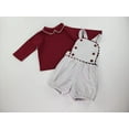 thumbnail image 3 of Boys-Taupe Ivory Houndstooth Cranberry Set, 3 of 14