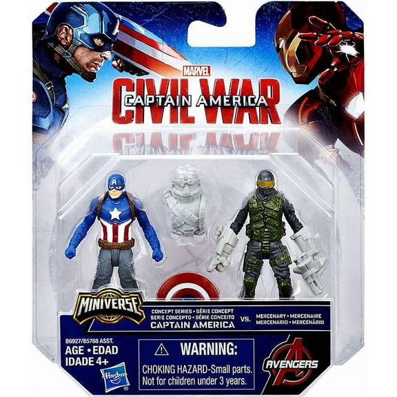 Marvel Captain America: Civil War "Concept Series Captain America vs. Mercenary