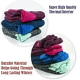 thumbnail image 2 of 6 Pairs Women's Crew Thermal Crew Socks Winter Heavy Duty Warm Size:9-11, 2 of 2
