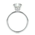 thumbnail image 2 of Alor Jewel Round Cut Brilliant 1.9 Ct Moissanite Ring For Women's - 14K White Gold Plated Ring - Solitaire Moissanite Ring - Solo Stone Moissanite Ring for Her - Moissanite Ring for Ring for Her, 2 of 3