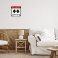 thumbnail image 2 of Stupell Industries Warning Experts Only Double Black Diamond Rustic Sign, 12 x 12, Design by Elizabeth Tyndall, 2 of 7