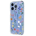 thumbnail image 4 of Compatible with iPhone 13 Pro Case Clear with Flower Design, Cute Soft Silicone TPU Floral Aesthetic Women Girls Transparent Protective Shockproof Anti-Scratch Anti-Yellow Phone Cover, B, 4 of 9