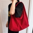 thumbnail image 5 of Slouchy Tote Bag, Nylon Tote Bag, Slouchy Shoulder Bag, Large Casual Handbag for Travel Gym Commute Weekend Vacation, 5 of 6