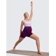 thumbnail image 3 of Shorts de Maternidad CRZ YOGA Butterluxe Ciruela Magenta 10 cm, 3 of 5