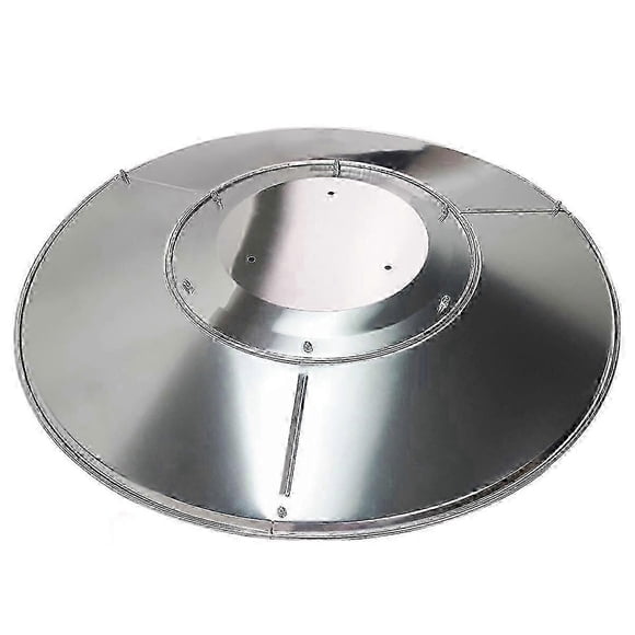 Patio Heater Reflector Shield, Propane Outdoor Heaters Replacement Part - Top Dome, 3-Hole Mount, 3