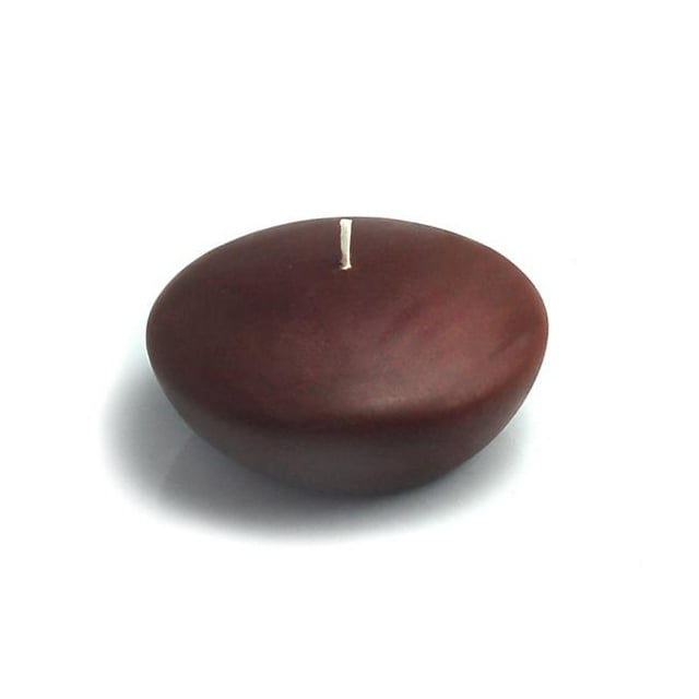 Jeco CFZ-063-6 3 in. Floating Candles, Brown - 72 Piece