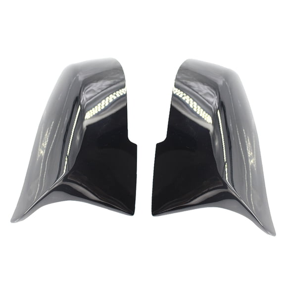 Tapas de cubierta de espejo retrovisor de fibra de carbono L&R para X1 E84 2014 - on Negro brilnte Macarena Tapa de espejo retrovisor nuevo caliente