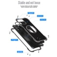 thumbnail image 4 of Dteck iPhone 13 Pro Case with Lens Cover, Heavy Duty Shockproof Metal Case with Carbon Fiber Back Compatible with Magsafe,Sturdy Protective Cover with Screws, 4 of 12