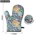 thumbnail image 6 of Cute Oven Mitts,Pioneer Flower Floral Print Pattern Oven Mitt 2-Pack Set,Kitchen Gloves for Oven,Heat Resistant Oven Mitts 7.7"x12", 6 of 7