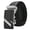 silvery-1, variant on Men's Leather Belt Automatic Ratchet Buckle Slide Belt for Dress Casual Trim - No Box