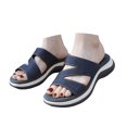 thumbnail image 1 of IUJSOY Womens Wedge Sandals Arch Support Platform Slippers Non-Slip Trendy Rhinestone Slip on Shoes, 1 of 9