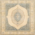 thumbnail image 1 of Ahgly Company Machine Washable Indoor Square Abstract Khaki Gold Area Rugs, 7' Square, 1 of 7