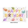 thumbnail image 2 of Yatrandify Colorful Theme Birthday Banner Decorative Design Boba Tea Birthday Décor for Kids Party Celebration Holiday, 2 of 7